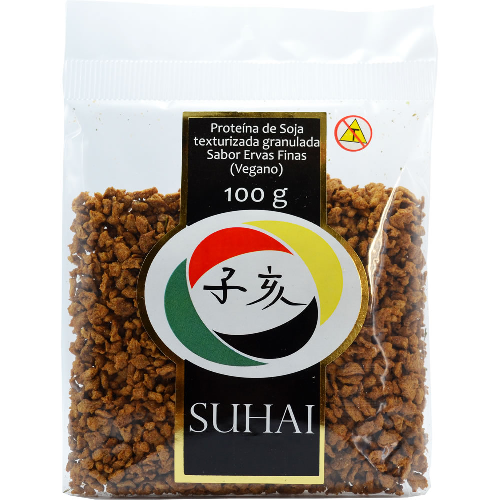 Proteína de Soja Texturizada de Ervas Finas 100g Vegano Suhai