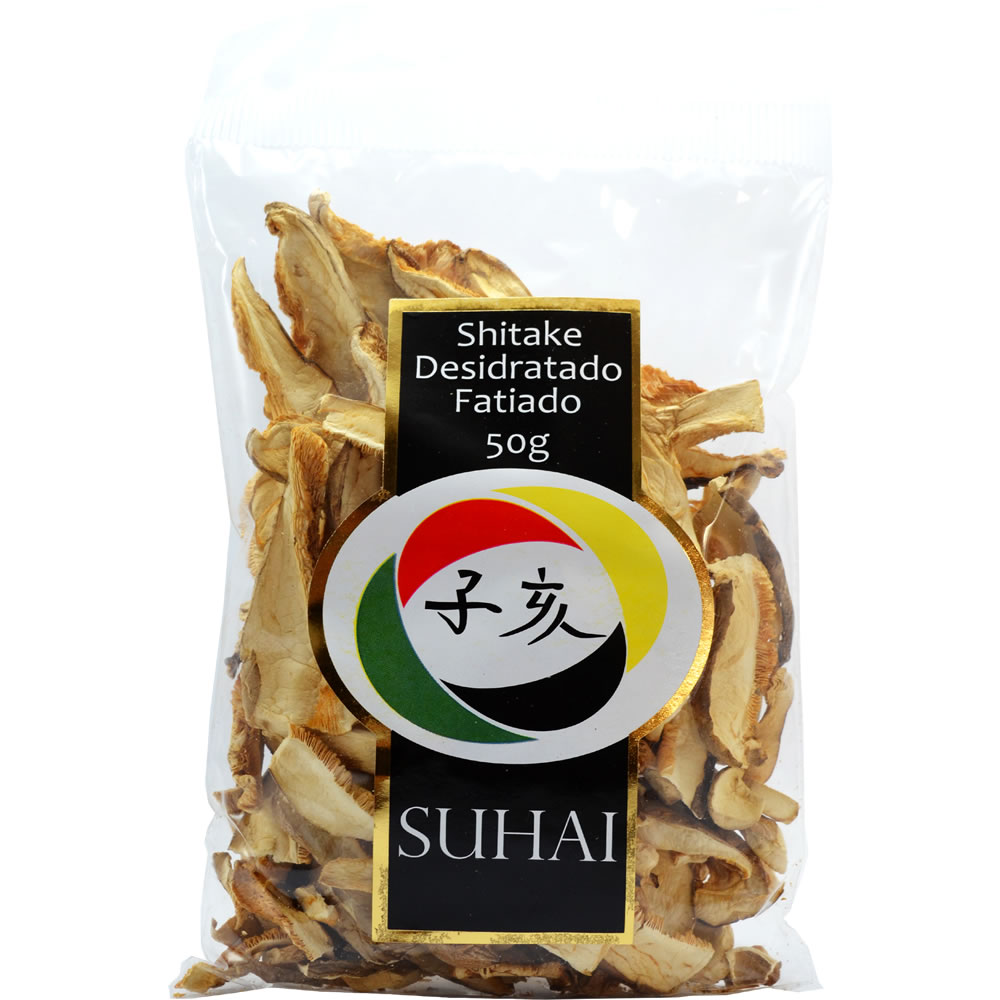 Shitake Desidratado Fatiado 50g Suhai